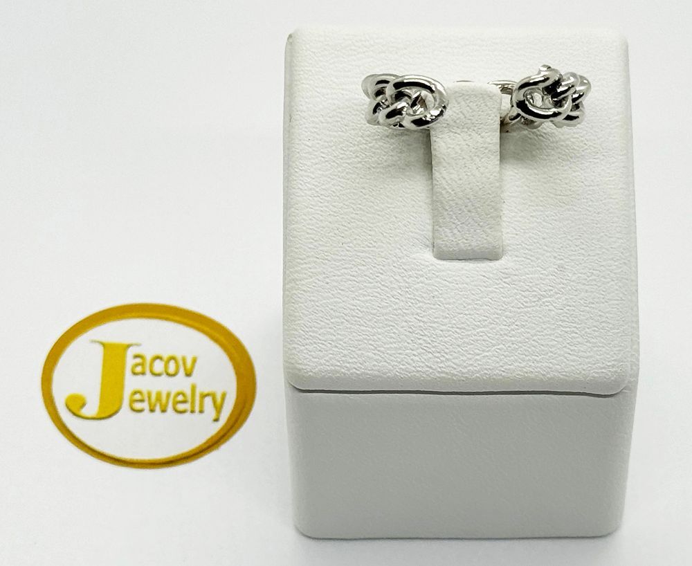New 925 silver gourmet open ring.... Silver Metal 
Purity: 925 
Diameter of Gourmet Links: 5 mm 