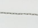 Heart lock pendant model necklace with round rectangular links With rhodium plating in new 925 Image - 1