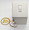 A flexible open ring Hamsa Pellegrin model with a special design In red gold (rose gold) new 14K.Image - 1