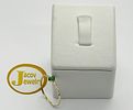Green drop model ring inlaid with new 14K yellow gold zircon stones.... Gold metal 
Purity: 14K Image - 1