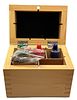 New gold testing acid set in packaging.... *Gold testing set includes a wooden box for the Image - 1
