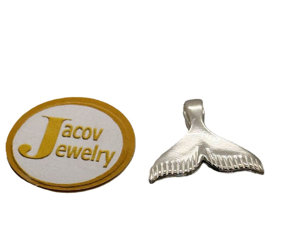 Whale tail pendant, diameter 18 mm, 925 silver, new.... *The whale's tail symbolizes protection 