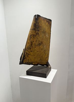 יעקב דורצין. מלאך, פסל ברזל , גובה 54, רוחב 26 , עומק 28 ס"מ, עבודה פיותית של האמן, ללא ספק אחת 