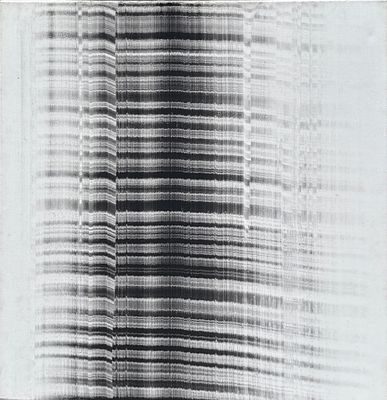 מרים כבסה. ללא כותרת, שמן על בד, 90x90 ס"מ, חתוםומתארך 2018, ניו יורק 9, עבודה איכותית. ילידת 