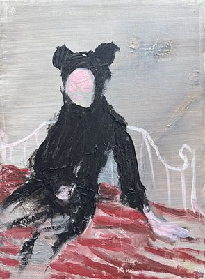 יורי כץ. ללא כותרת, שמן על בד, 30x22 ס"מ, חתום ומתוארך 2013,עבודה של אמן עכשווי מוערך, מקור 