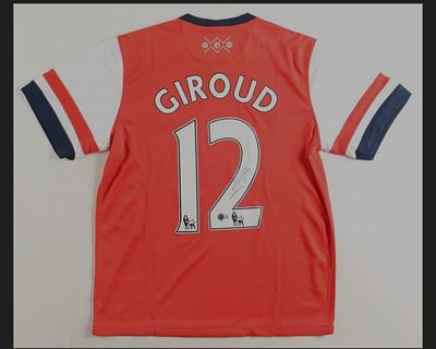 Olivier Giroud – חתום בידו ומאושר על ידי Beckett Authentication Services (BAS).
חולצת כדורגל 