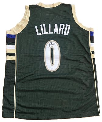 גופייה מקורית! במצב חדש. של דמיאן לילארד / Damian Lillard – חתומה בידו ומאושרת באימות רשמי של 
