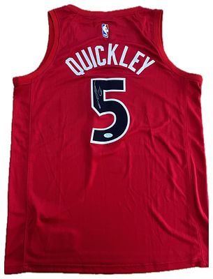 גופייה מקורית! במצב חדש. של עמנואל קוויקלי / Immanuel Quickley – חתומה בידו ומאושרת באימות רשמי 