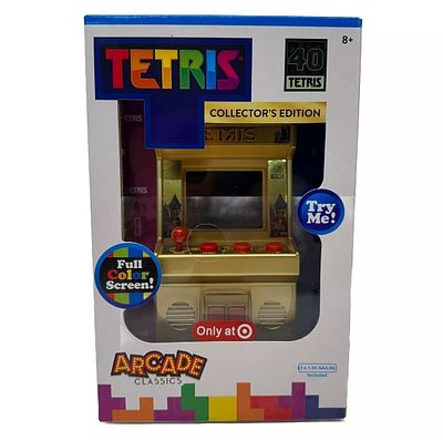 Tetris (טטריס) – מהדורת אספנים מוזהבת (40th Anniversary Collector's Edition) – Arcade Classics. 