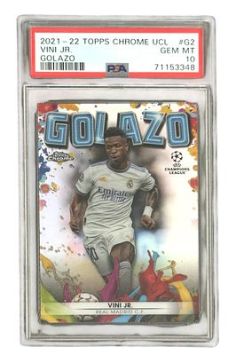 ויניסיוס ג׳וניור / Vini Jr. – קלף כדורגל 2021–22 Topps Chrome UEFA Champions League, מסדרת 