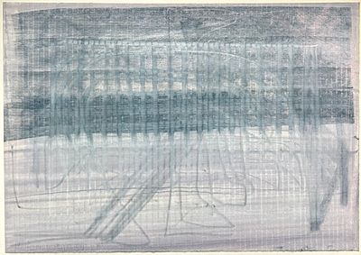 משה קופפרמן. ללא כותרת, שמן על נייר, 25x35 ס״מ, חתום. עבודה איכותית! מקור- אוסף פרטי חשוב. 
משה 