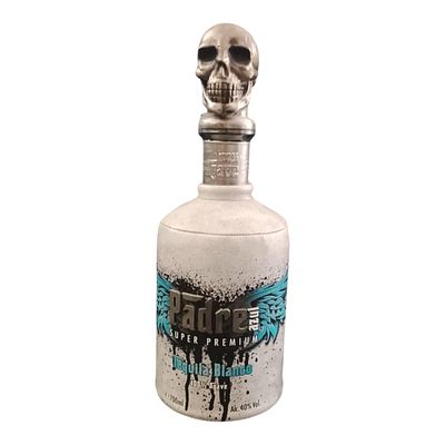 בקבוק טקילה Padre Azul Super Premium Tequila Blanco – מהדורה אספנית נדירה. בקבוק מקורי בנפח 700 