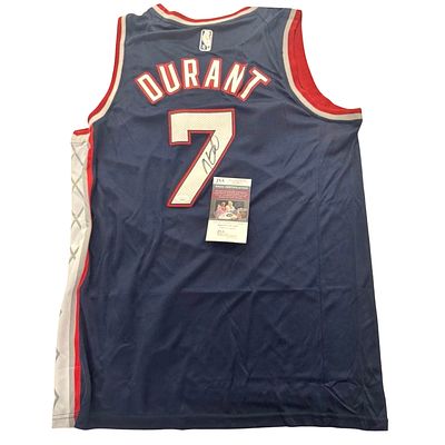 קווין דוראנט / Kevin Durant – גופיית כדורסל מספר 7, חתומה ביד השחקן ומאומתת על ידי JSA 