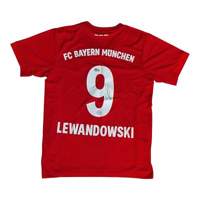 רוברט לבנדובסקי / Robert Lewandowski – חולצת באיירן מינכן מס’ 9, עונת 2019/20, חתומה ביד השחקן 