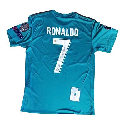 כריסטיאנו רונאלדו / Cristiano Ronaldo – חולצת Real Madrid מס’ 7, דגם Third Champions League 