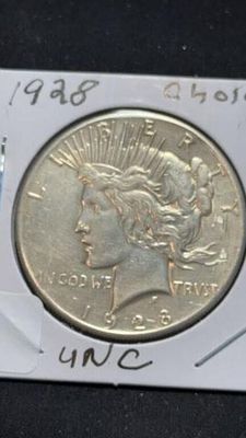 1928 Peace Dollar-unc