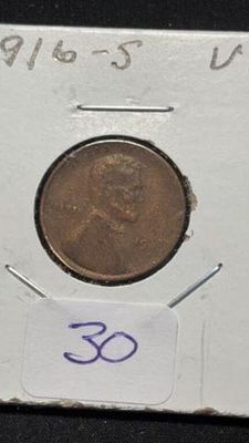 1916 S Wheat Penny
