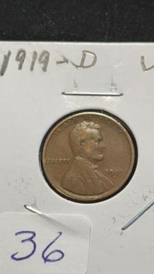 1919 D Wheat Penny