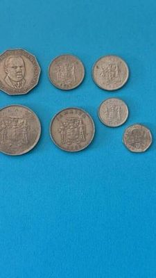 7 Assorted Jamaican Coins