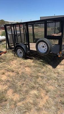 2017 Single Axle Landscape/utility Trailer. Lubbock, Tx