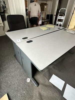 2 Office Tables. Located In Lubbock, Tx