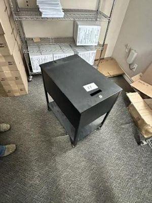 Rolling File Cabinet. Located In Lubbock, Tx