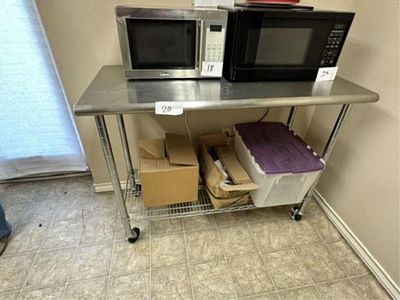 Restaurant Prep Table. Located In Lubbock, Tx