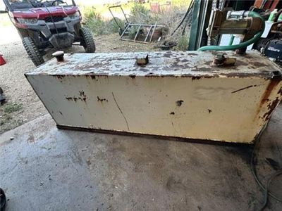 Large Fuel Tank With 12v Pump 75" X 24" X 20". Located In Plainview, Tx