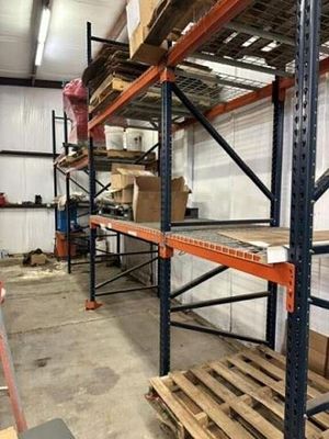 Pallet Rack Heavy Duty Garage Shelving. Located In Lubbock, Tx