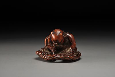 Netsuke / Нэцкэ Райдзин . Япония, Эдо (Токио), конец XVIII — середина XIX века, Эдо период. 