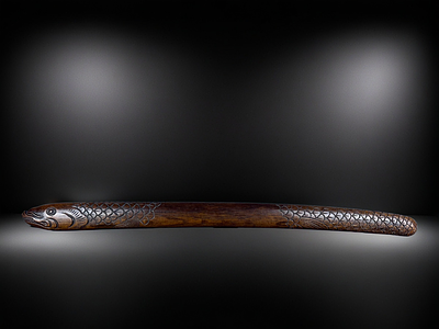 Bokuto / Бокуто Рыба. Япония, середина XIX века (Эдо период). 
Дерево; резьба 
Длина: 57 см 