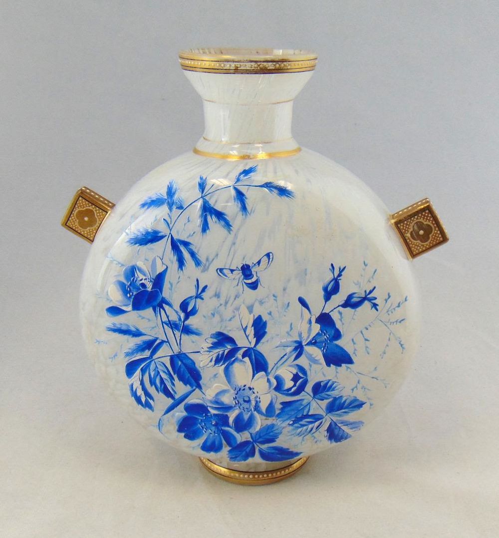 Lot 186: Harrach art glass vase