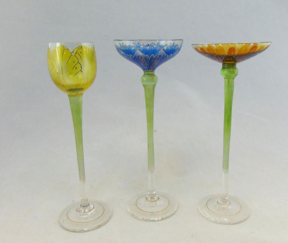 Lot 213: Three Meyrs Neffe stemmed cordials