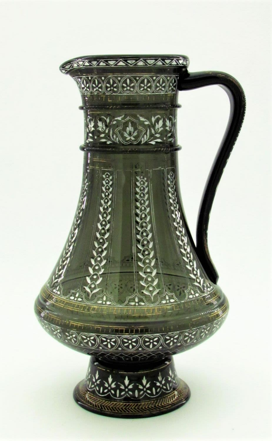 Lot 155: Lobmeyr glass water pitcher