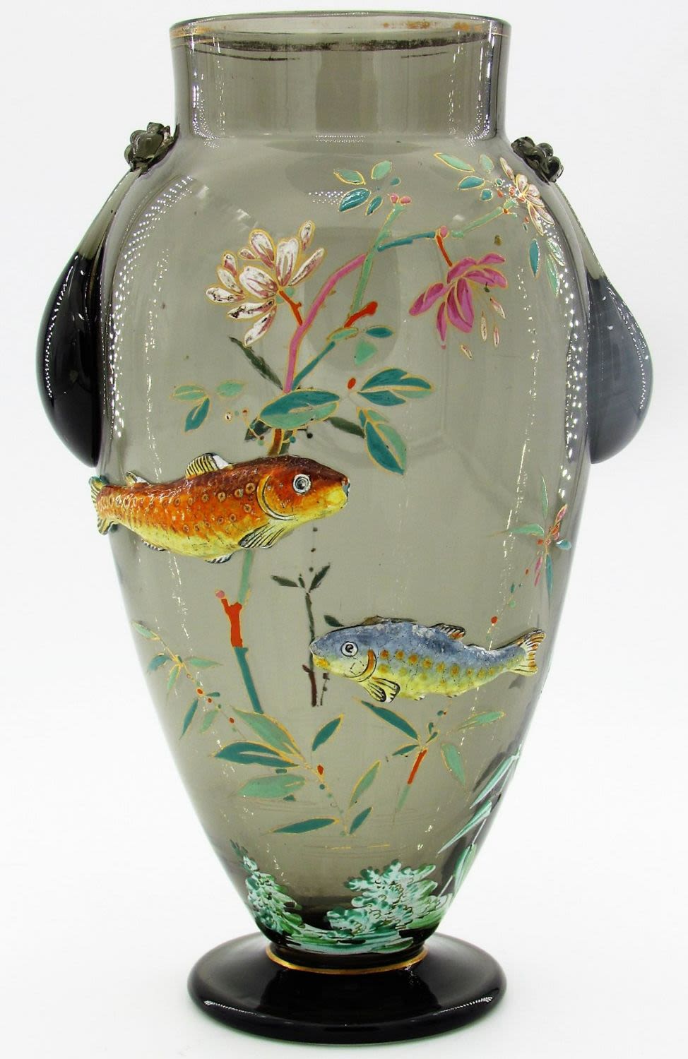 Lot 156: Moser underwater scene glass vase