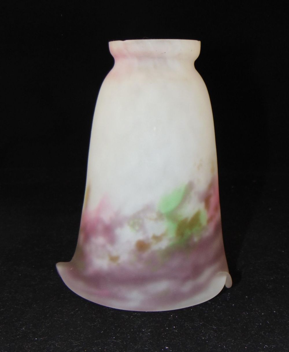 Lot 182: Muller Fres art glass shade