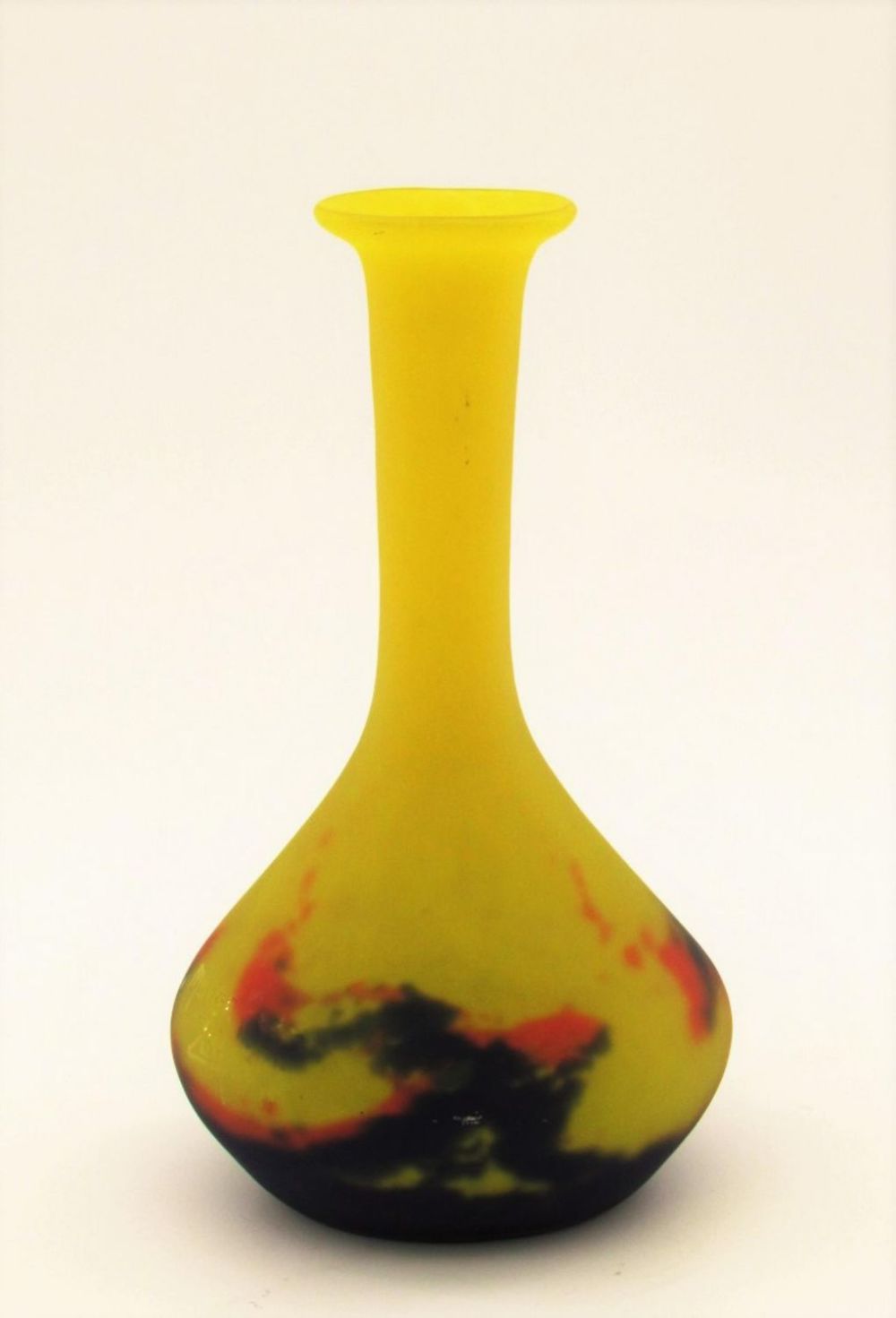 Lot 184A: Muller mottled glass vase