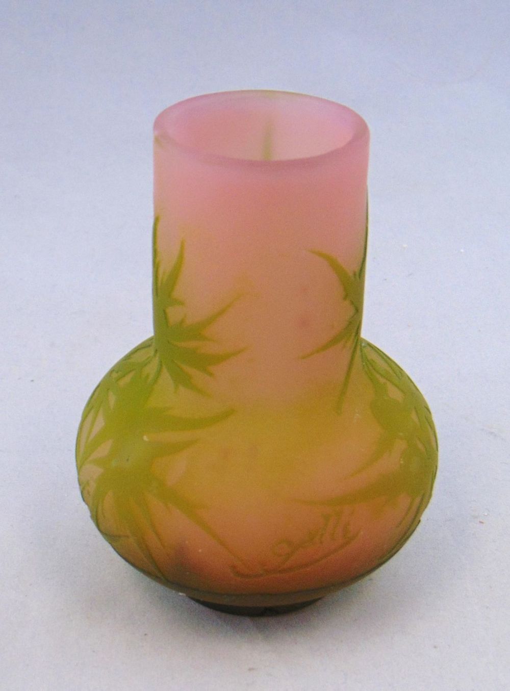 Lot 187: Galle French cameo glass vase
