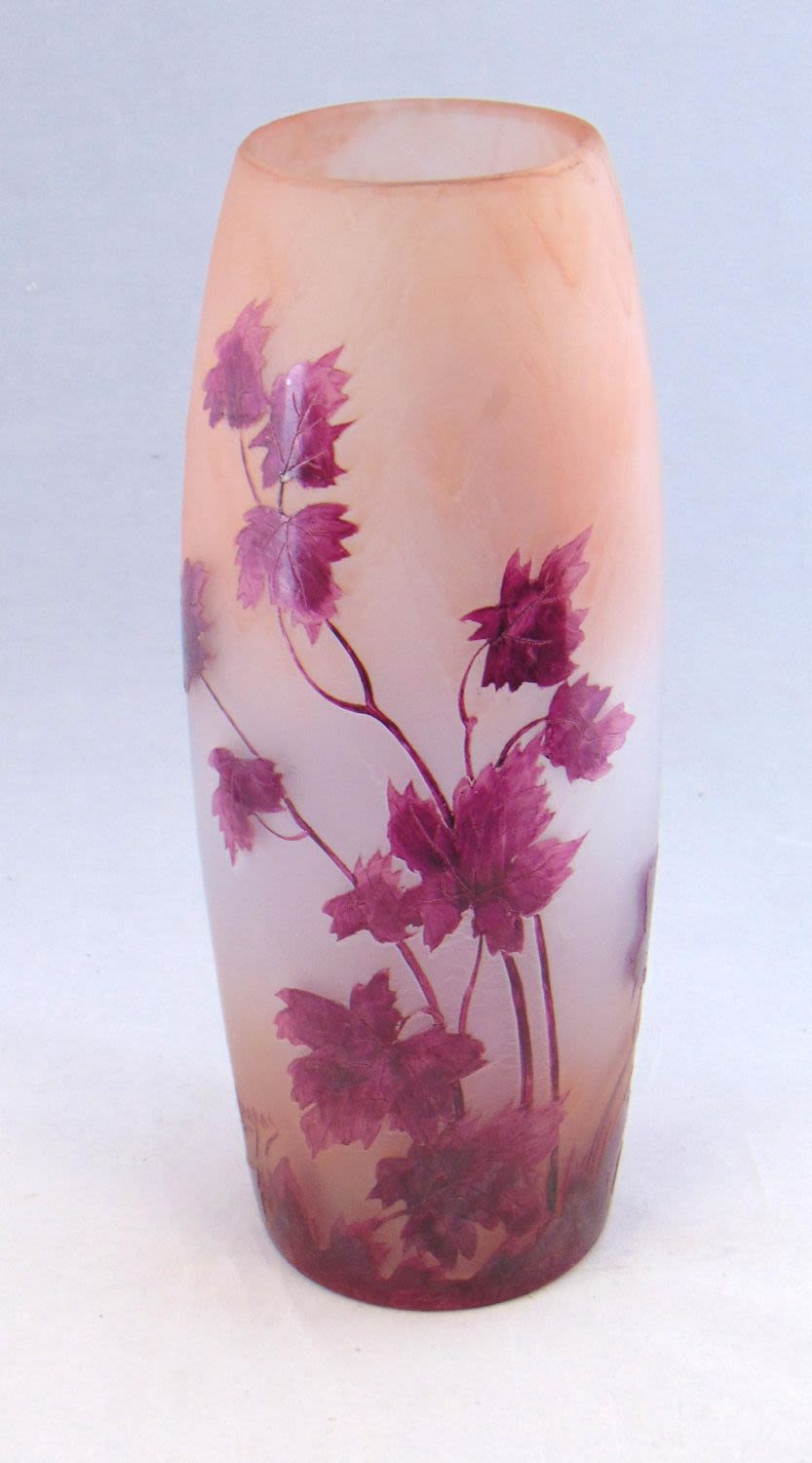 Lot 204: Legras French cameo glass vase