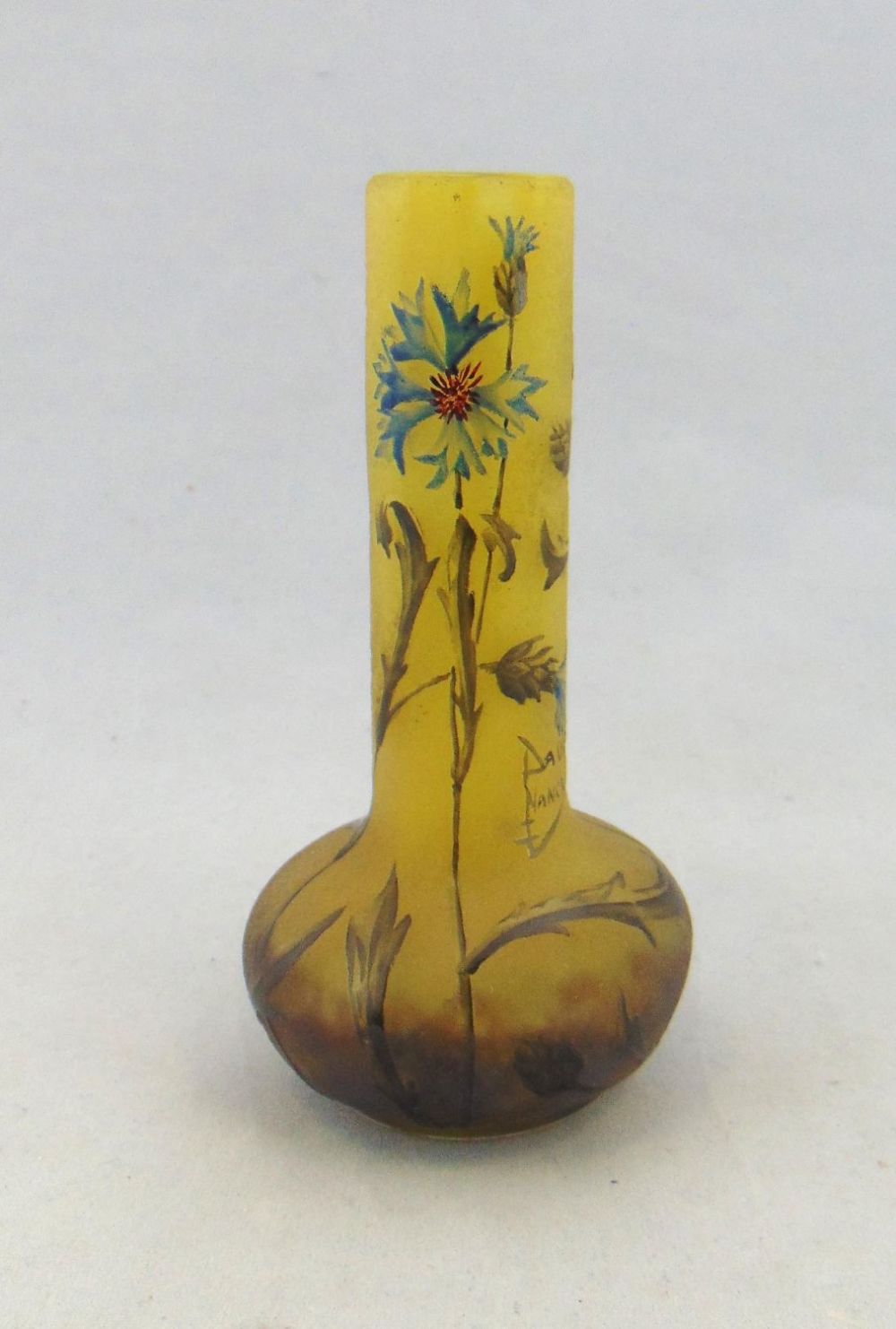 Lot 233: Daum Nancy cameo glass vase