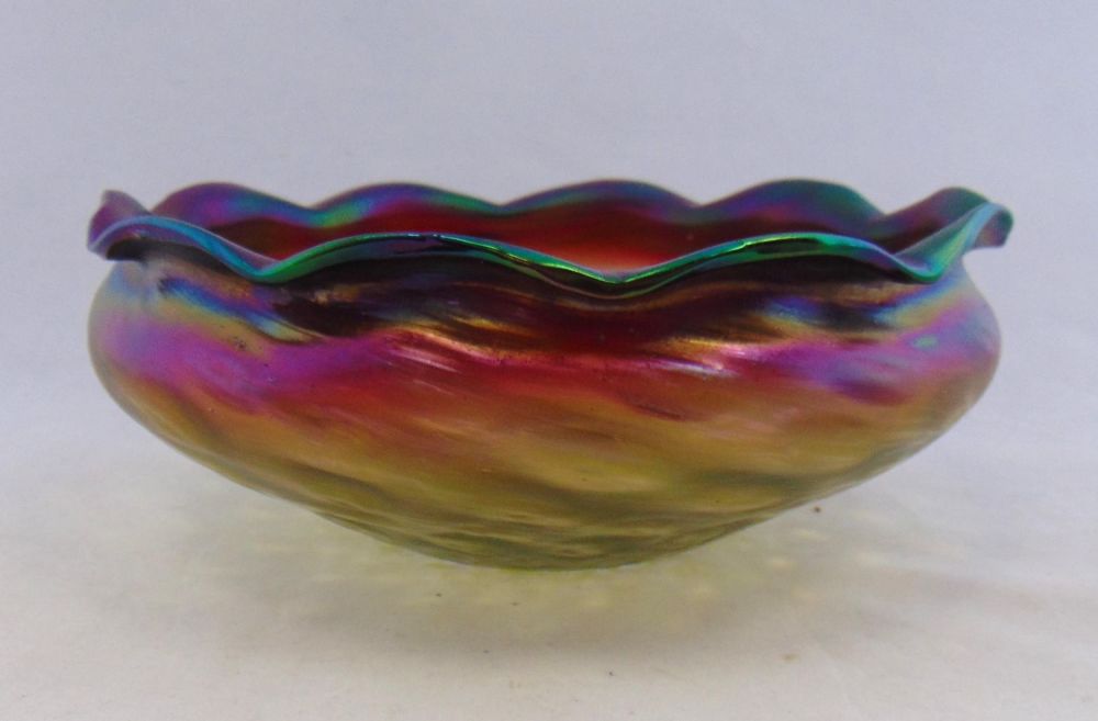 Lot 301: Rindskopf Granada glass bowl