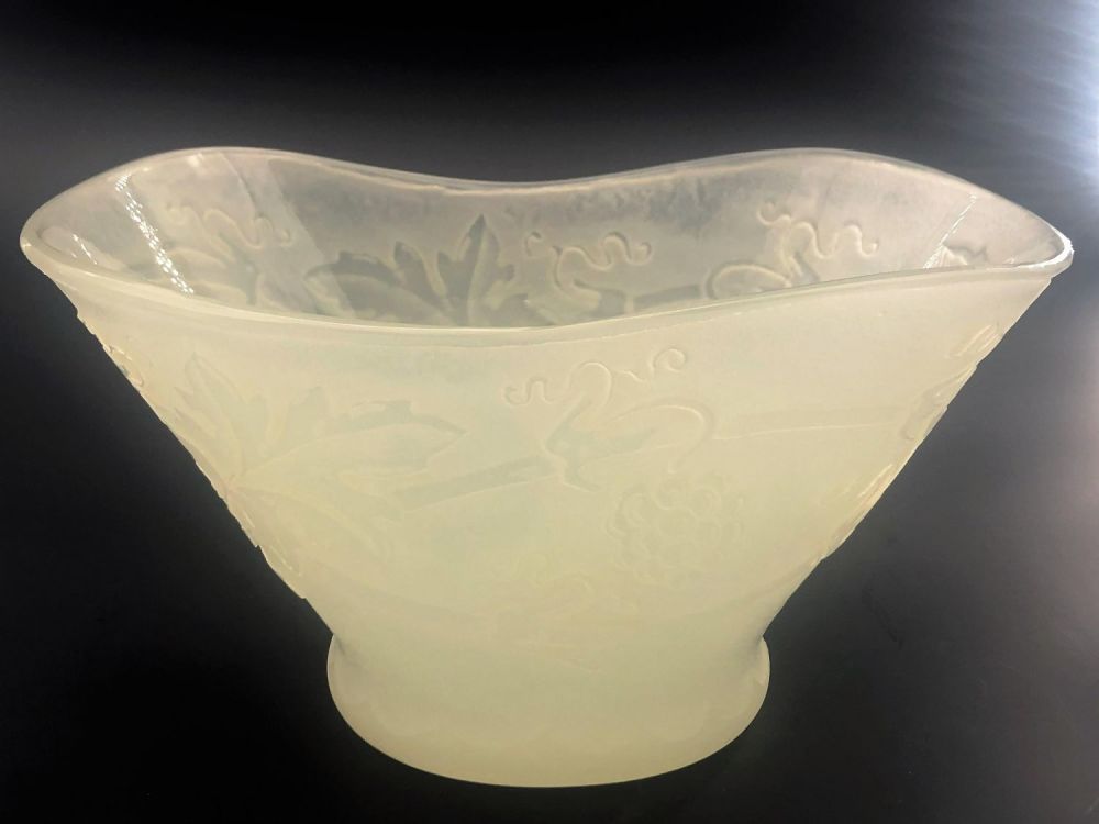 Lot 332: Steuben Acid cut back vase