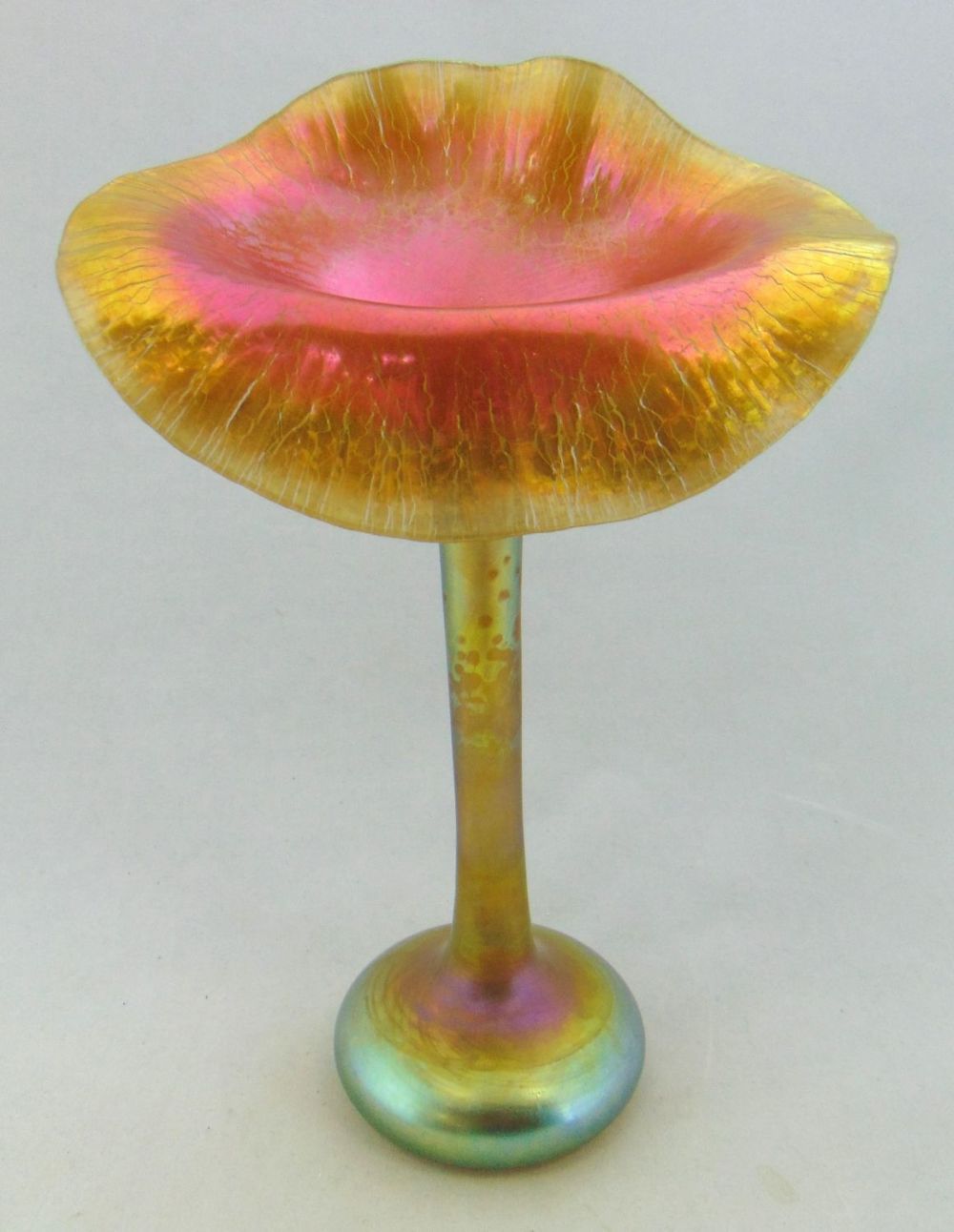 Lot 365: Period gold Favrile Jack-in-the-pulpit