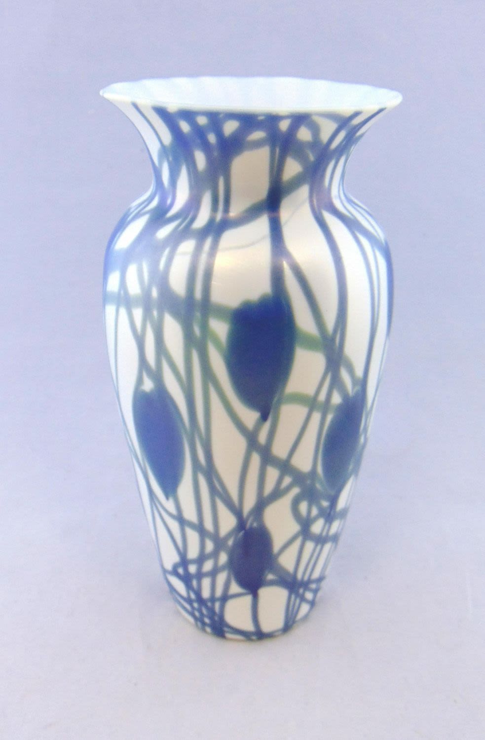 Lot 394: Durand decorated Heart and Vine vase