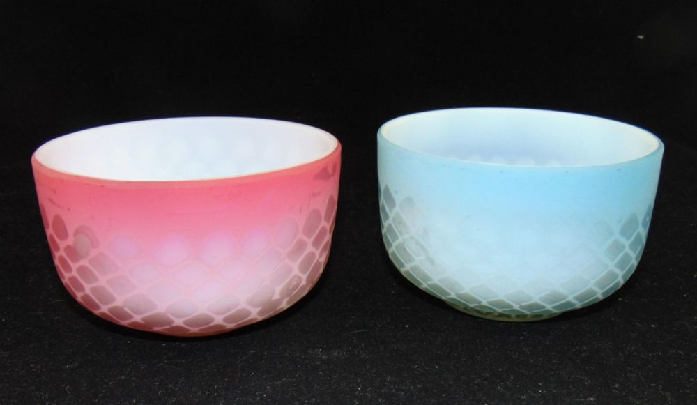 Lot 229: Two MOP glass bowls