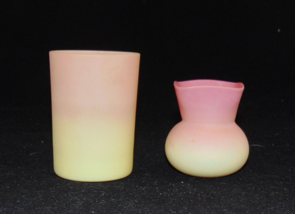 Lot 247: Two Burmese glass items