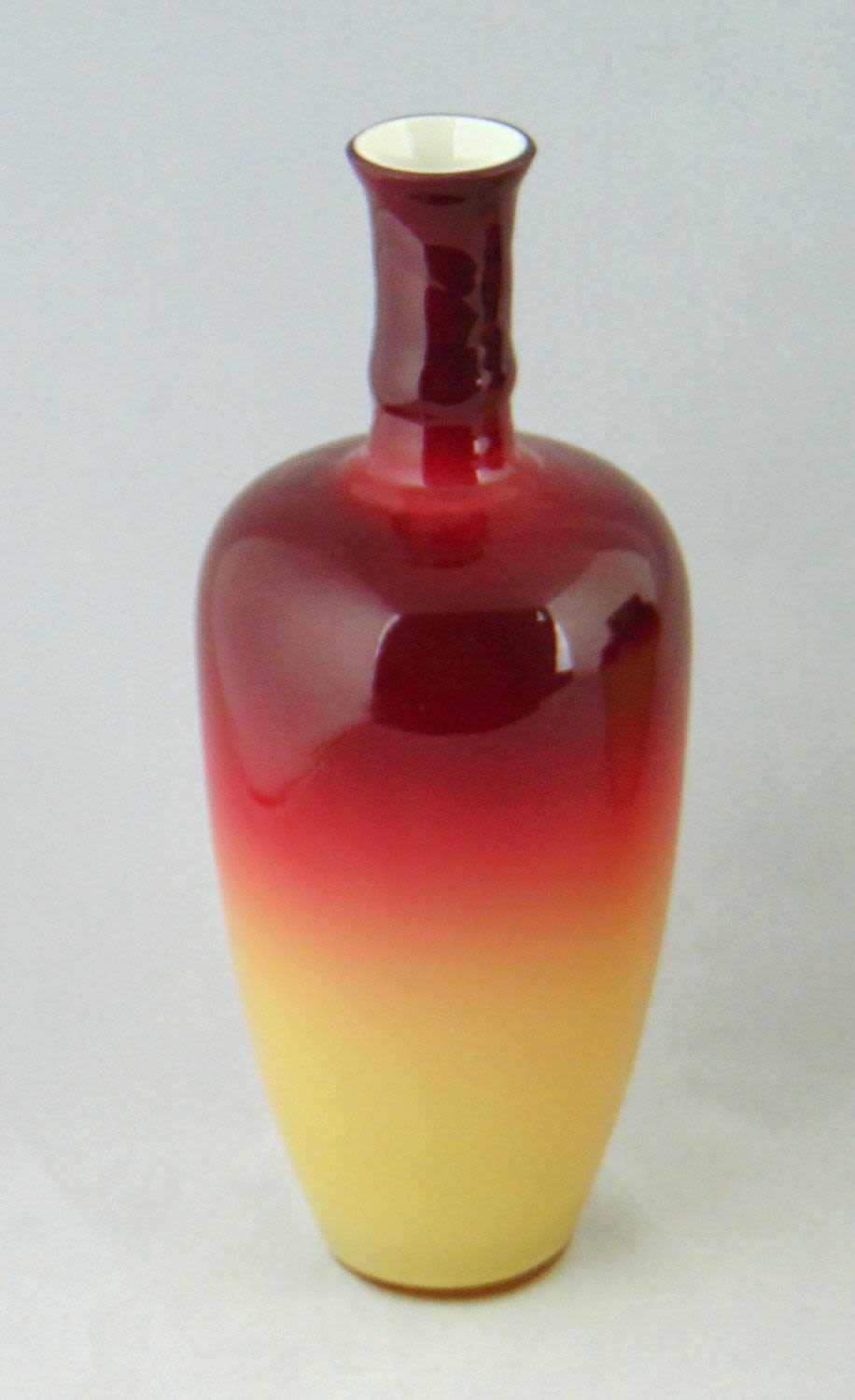 Lot 270: Wheeling Peachblow Morgan vase