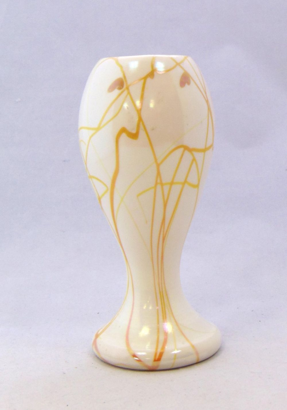 Lot 153: Steuben decorated Calcite glass vase