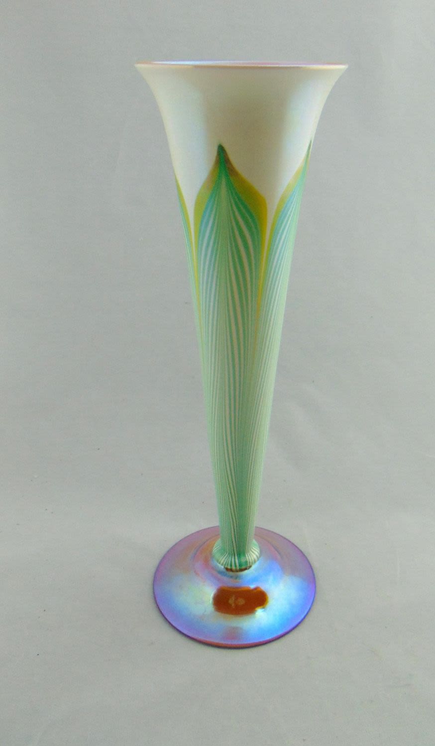 Lot 240: Tiffany Favrile glass vase