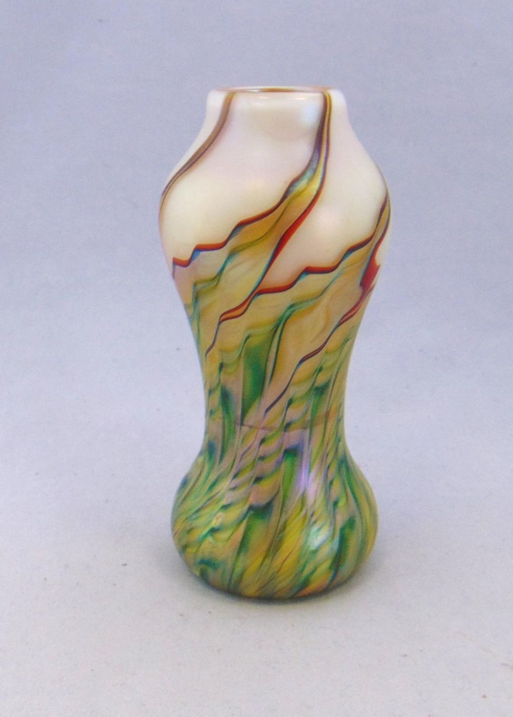 Lot 352: Steven Lundberg art glass vase